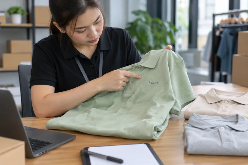 Xử lý áo có logo doanh nghiệp sau thu hồi
