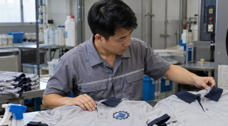 Xử lý đồng phục cũ có logo công ty