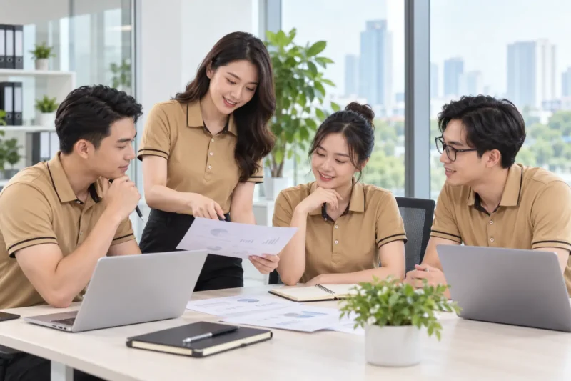 Ý nghĩa của đồng phục công ty trong môi trường làm việc