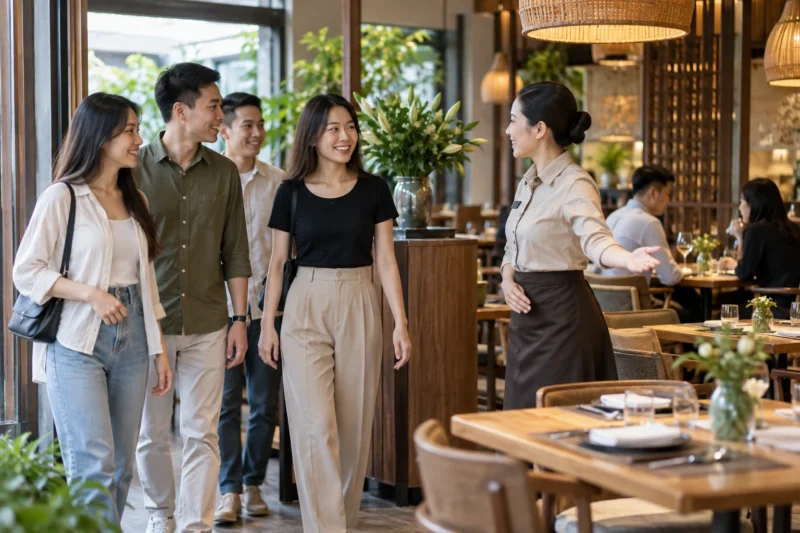 Ý nghĩa của đồng phục nhà hàng trong trải nghiệm khách hàng
