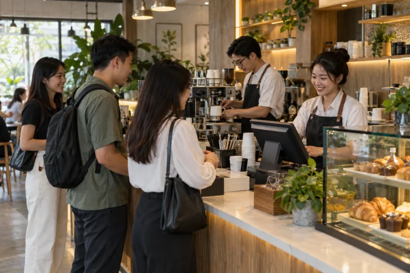 Ý nghĩa của đồng phục quán cafe trong trải nghiệm khách hàng
