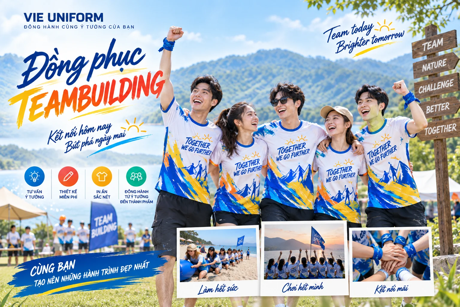 Đồng phục in theo ý tưởng VIE Uniform