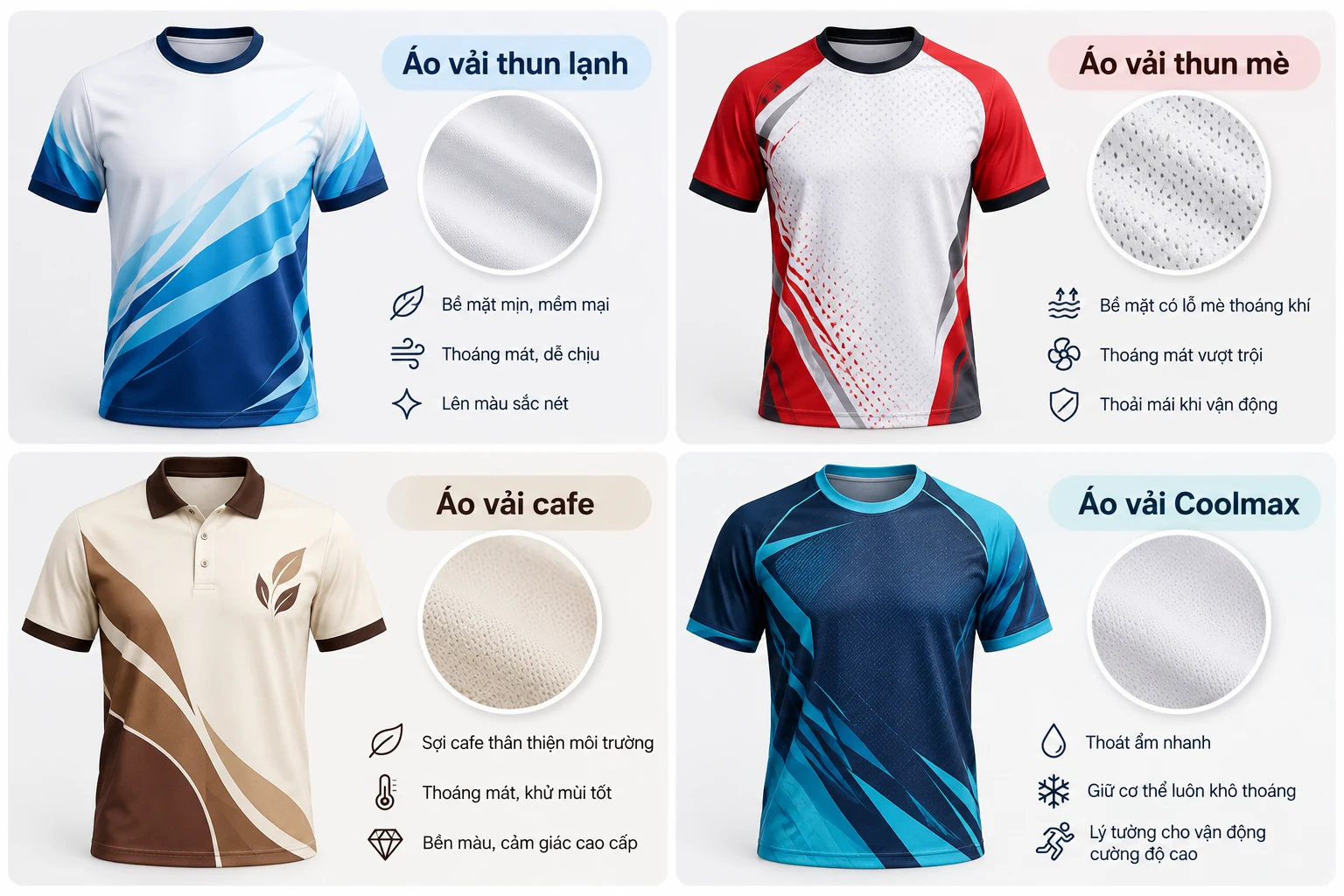 Chất liệu in chuyển nhiệt VIE Uniform
