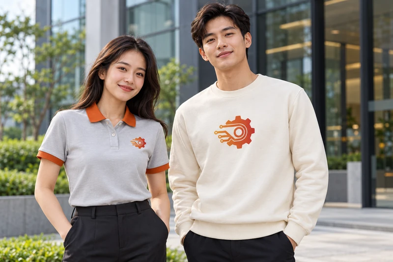 Vị trí in trên áo polo và áo cổ tròn