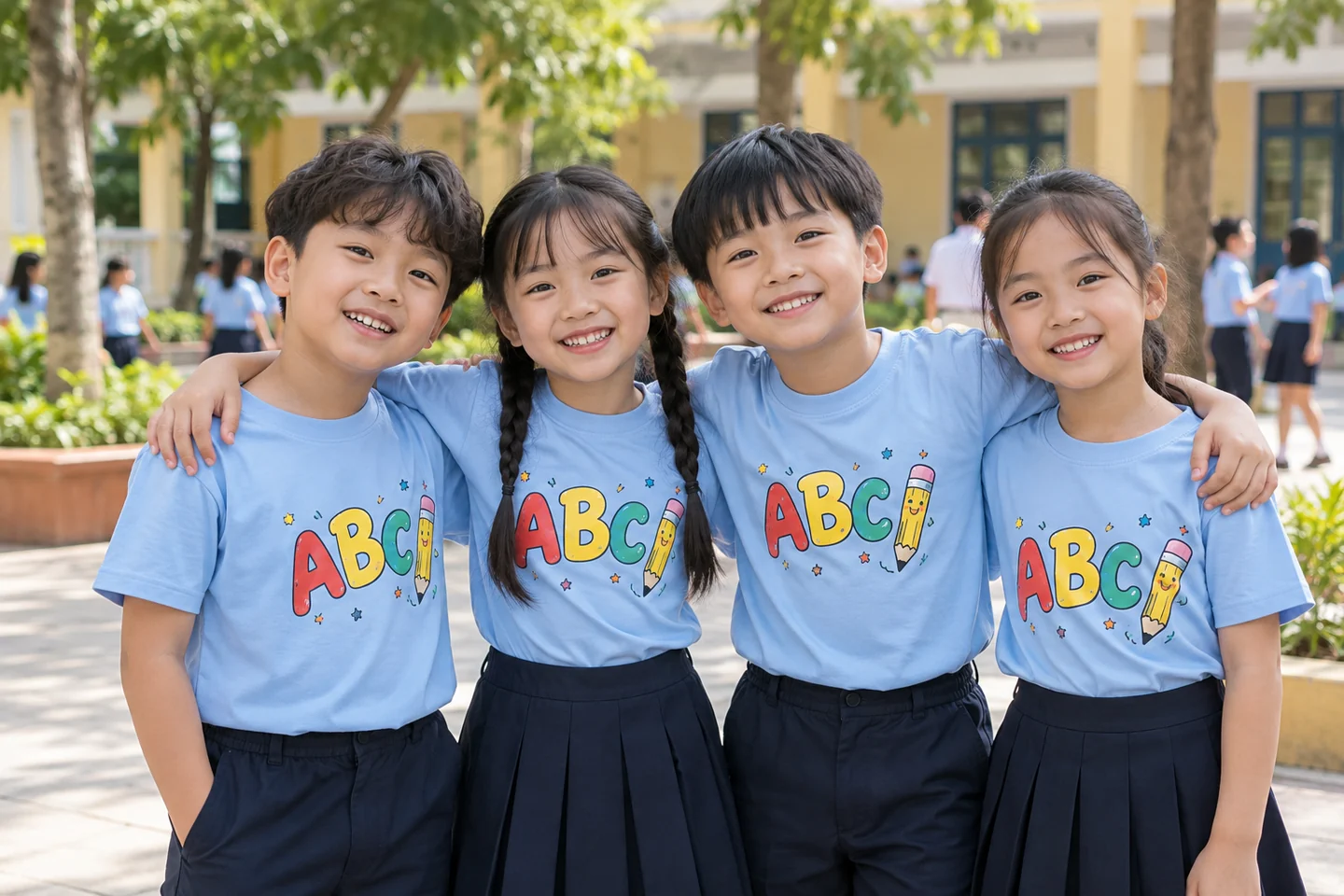 Bốn em nhỏ áo xanh ABC