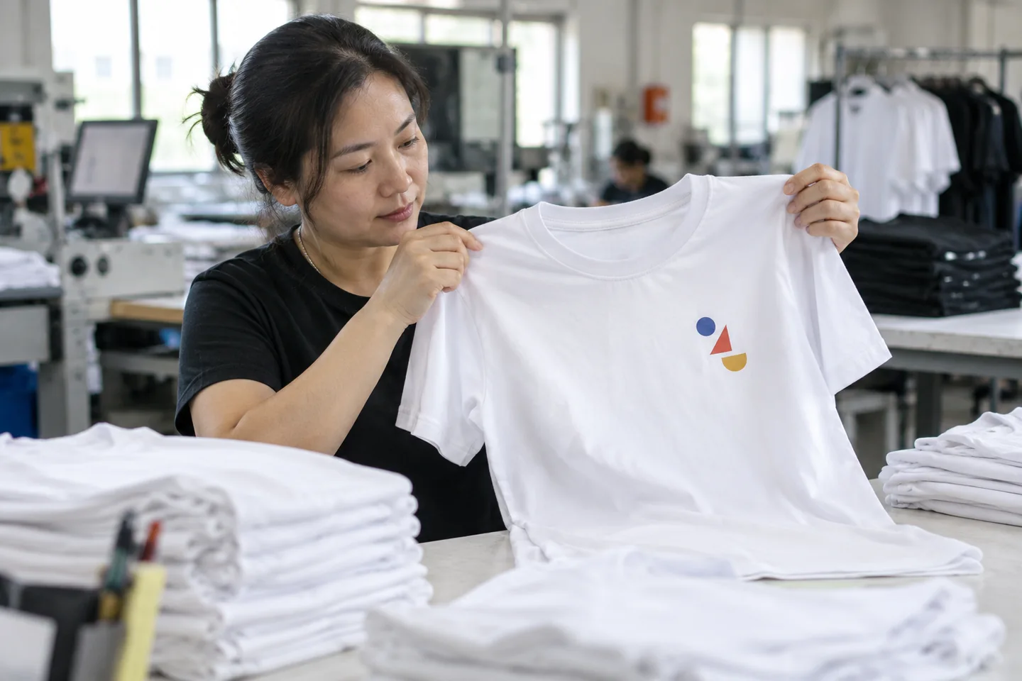 Kiểm tra hình in DTG trên áo cotton