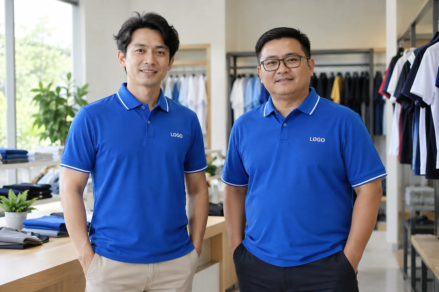 So form polo thường và polo thoải mái