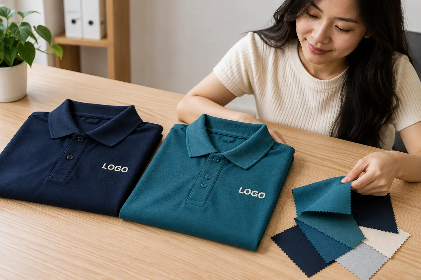 Phối màu áo polo cho các phòng ban