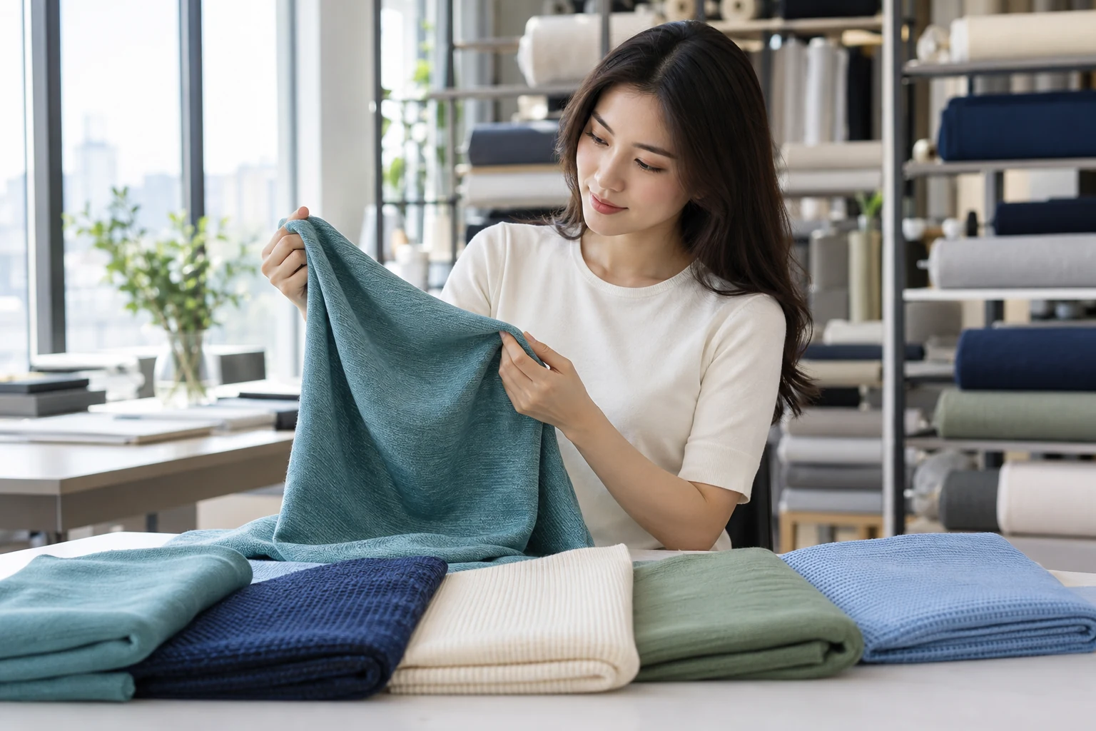 Tư vấn lựa chọn vải in chuyển nhiệt cao cấp tại phòng mẫu